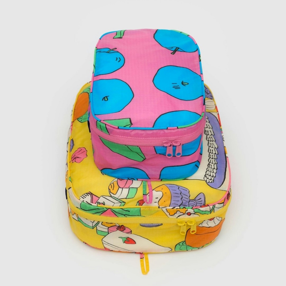 NWT BAGGU Medium Packing Cube Set in Still Life
